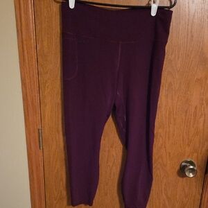 Under Armour Maroon Leggings